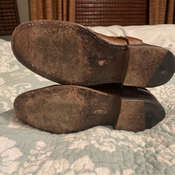 Womens Frye Phillip harness brown boot - Picture 6 of 6